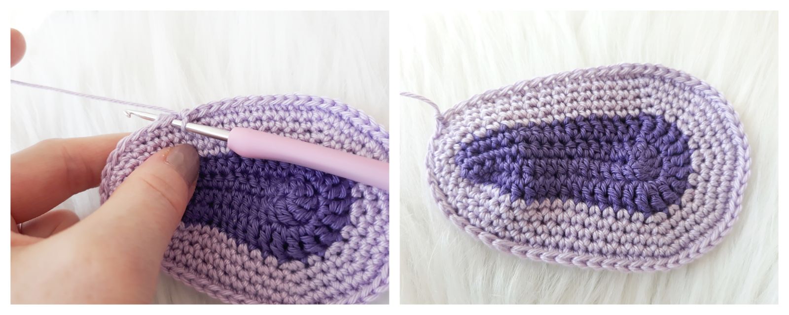 Blog-Inhaltsbild für 'Schmetterling Sarah, kostenlose Häkelanleitung'